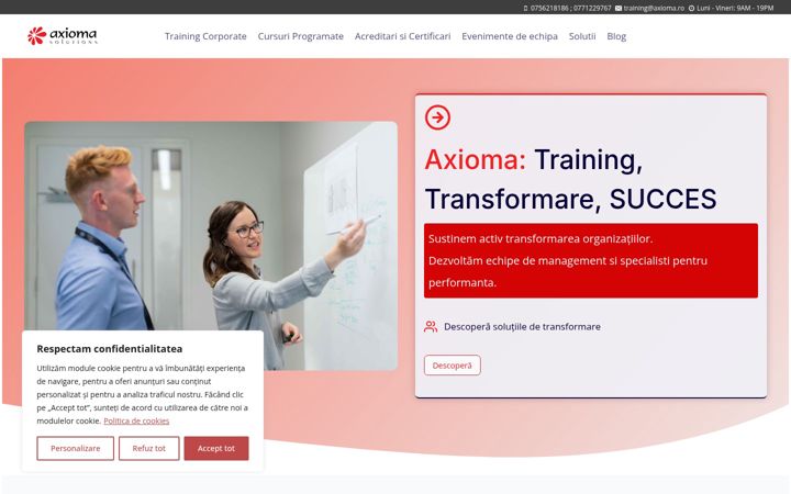Screenshot of axioma.ro