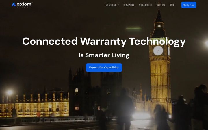 Screenshot of axiomconnected.com