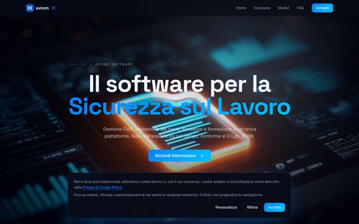 Screenshot of axiomsoftware.it