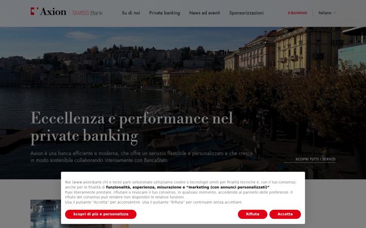 Skærmbillede af axionbank.ch