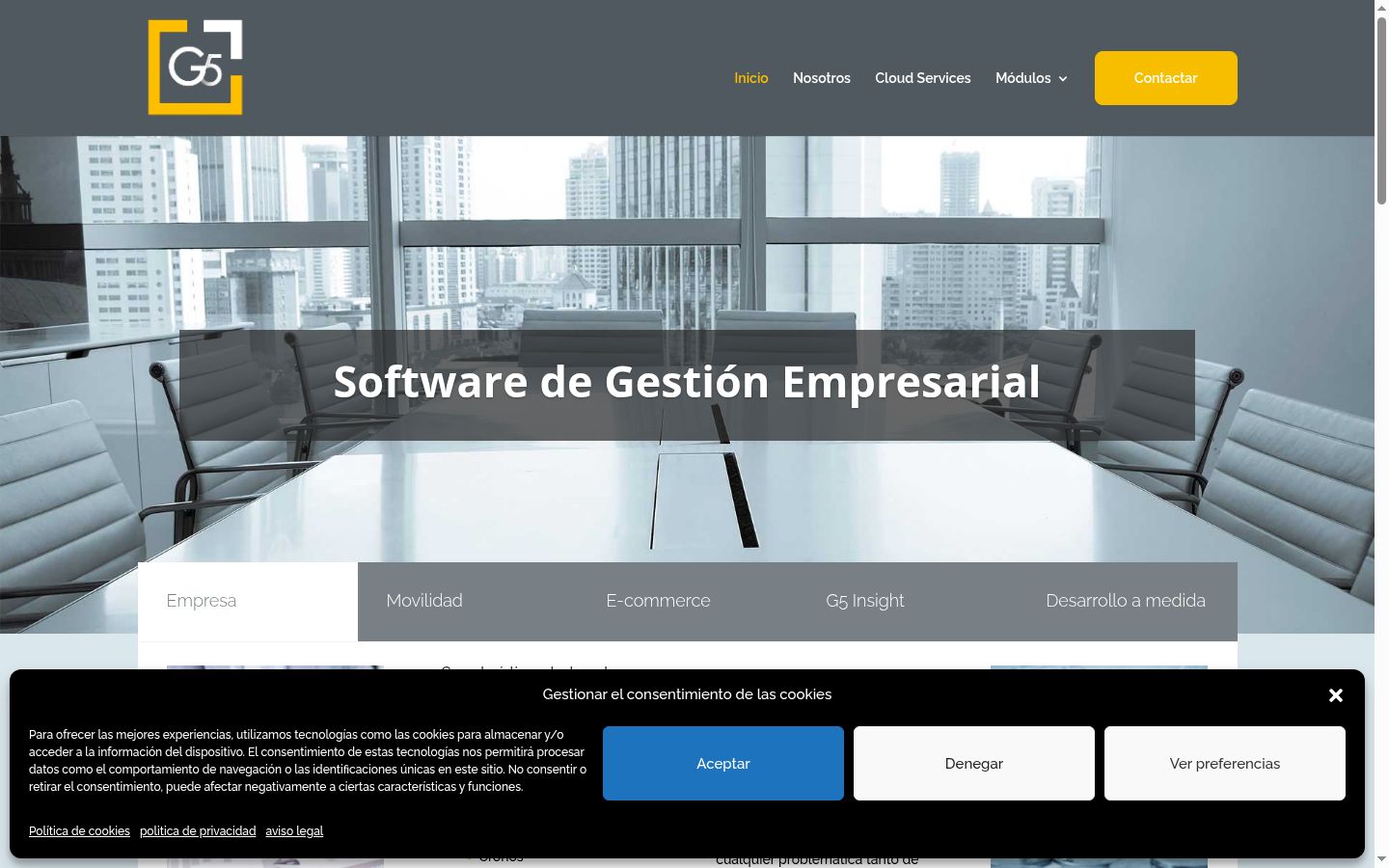 Screenshot tal-banner tal-kunsens muri qabel kwalunkwe interazzjoni