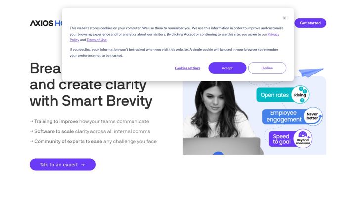 Screenshot of axioshq.com