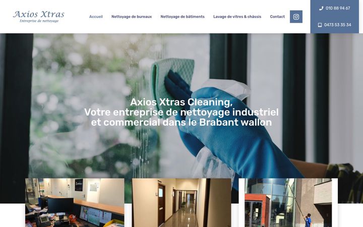 Screenshot of axiosxtras.be
