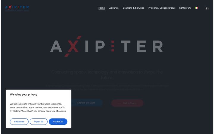 Screenshot of axipiter.space
