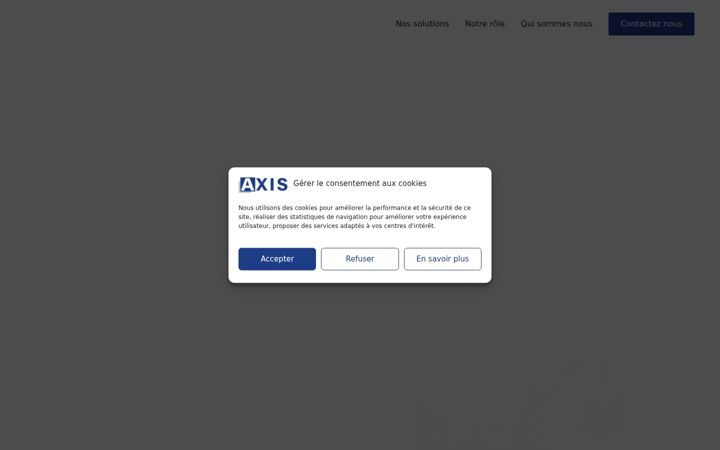 Screenshot of axis-assurances.com