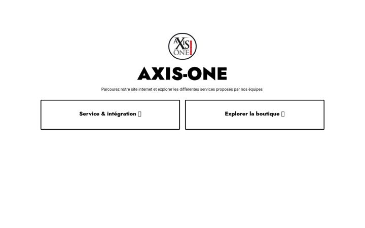 Screenshot of axis-one.be