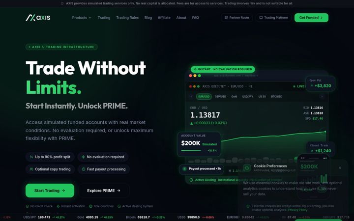 Screenshot of axisfunded.com