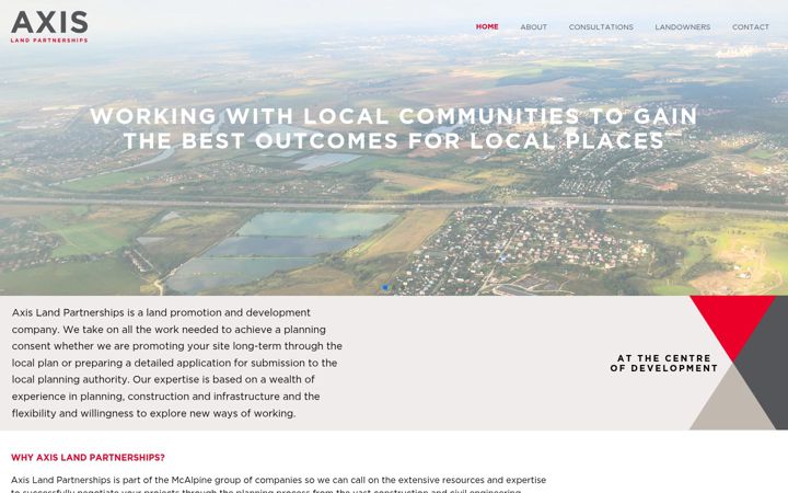 Screenshot of axislp.com