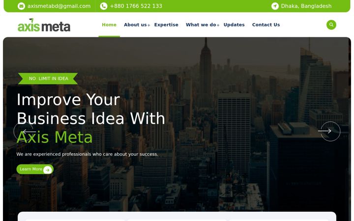 Screenshot of axismeta.org