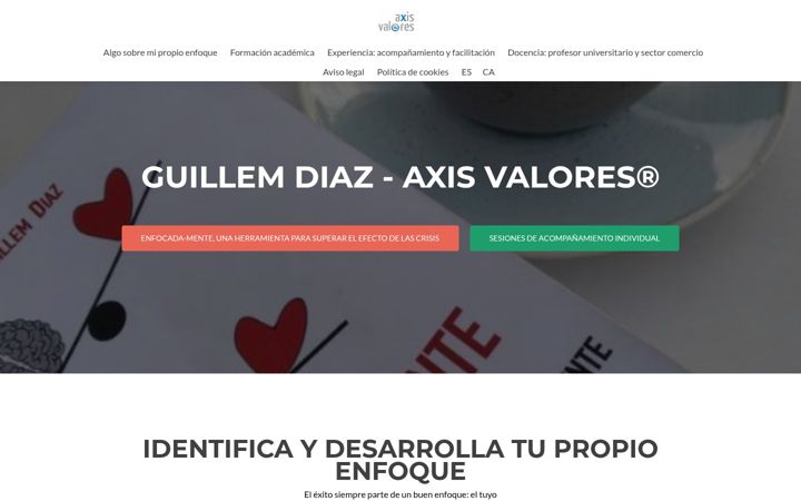 Screenshot of axisvalores.com