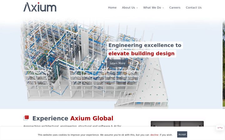 Screenshot of axiumglobal.com