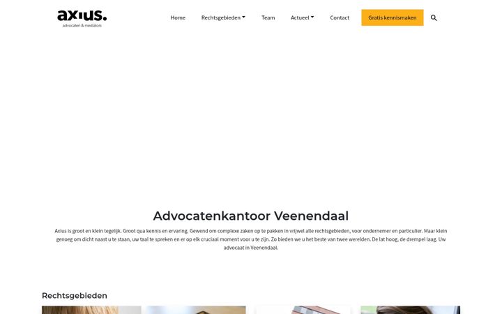 Screenshot of axiusadvocaten.nl