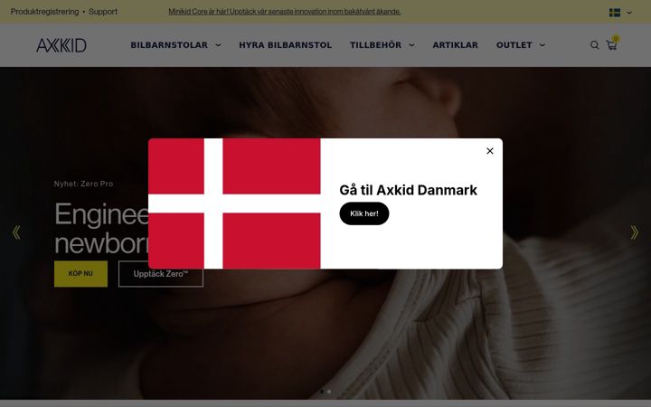 Screenshot of axkid.se