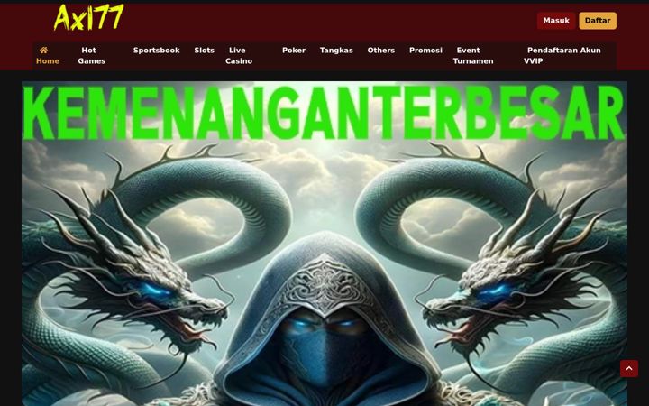 Screenshot of axl77.com