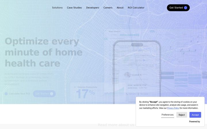 Screenshot of axlehealth.com