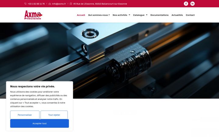 Screenshot of axmo.fr