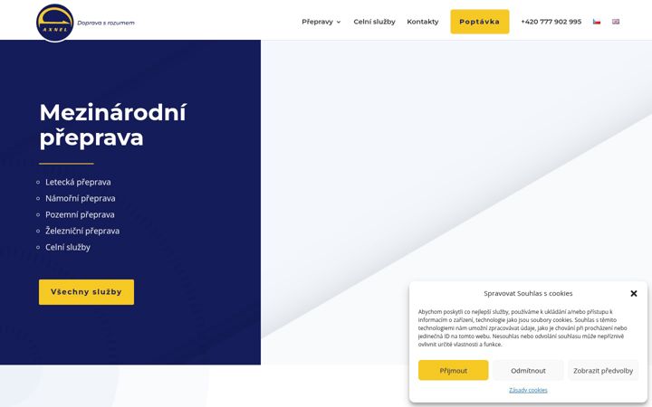 Ekrānuzņēmums no axnel.cz