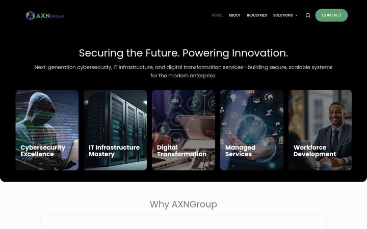 Screenshot of axngroupgh.com