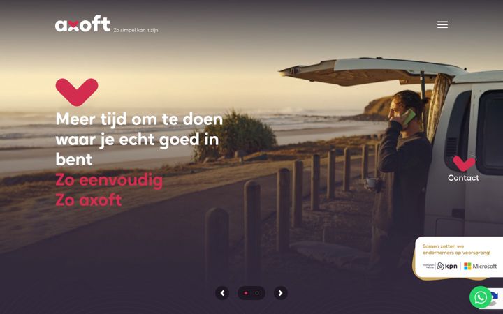 Screenshot of axoft.nl