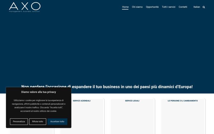 Screenshot of axokft.com