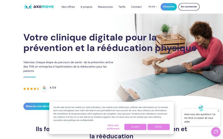 Screenshot of axomove.com