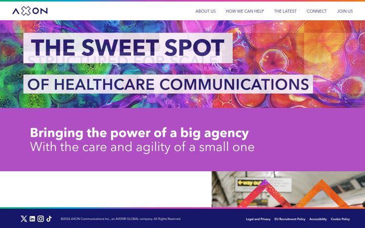 Screenshot of axon-com.com