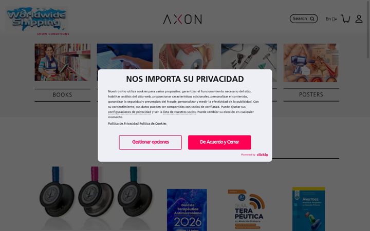 Captura de ecrã de axon.es