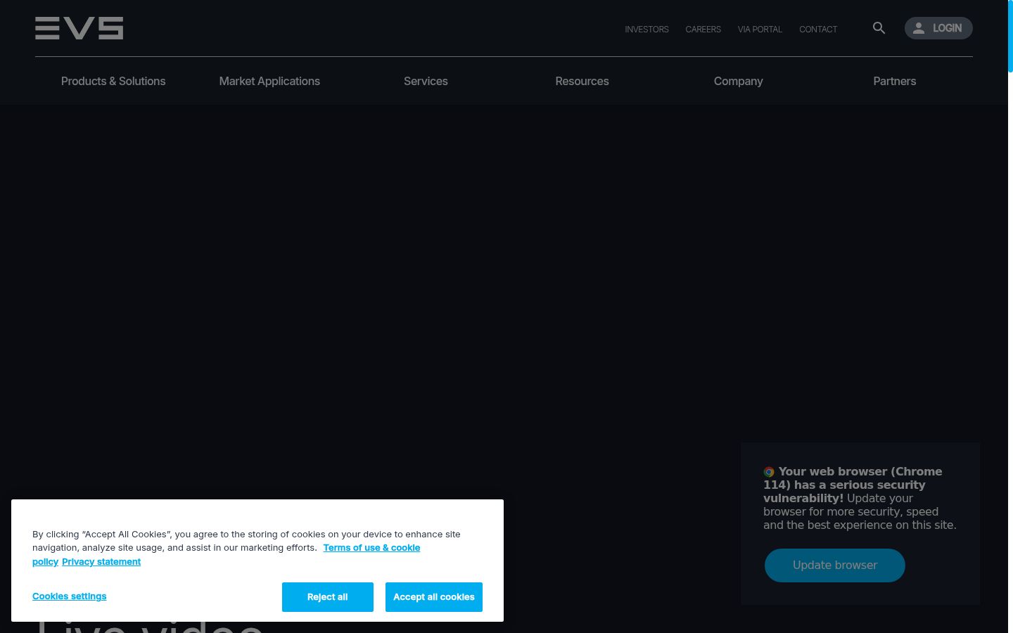 Screenshot tal-banner tal-kunsens muri qabel kwalunkwe interazzjoni