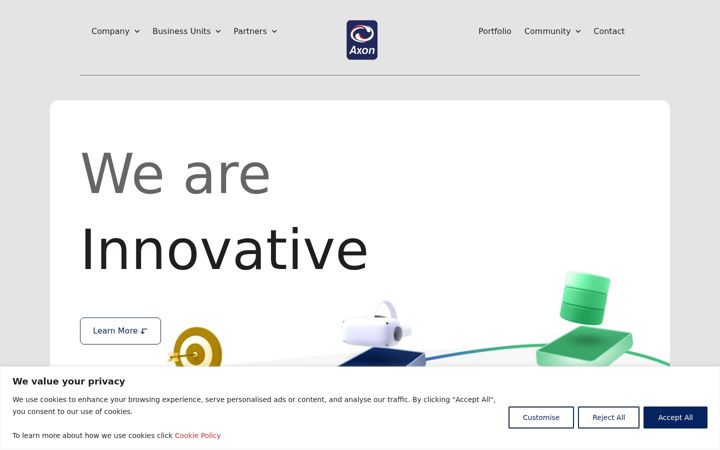 Screenshot of axonanalytics.com.ng