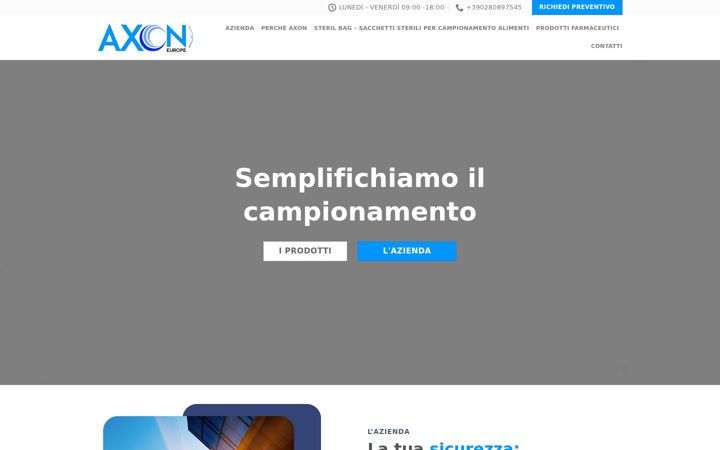 Screenshot of axoneurope.com