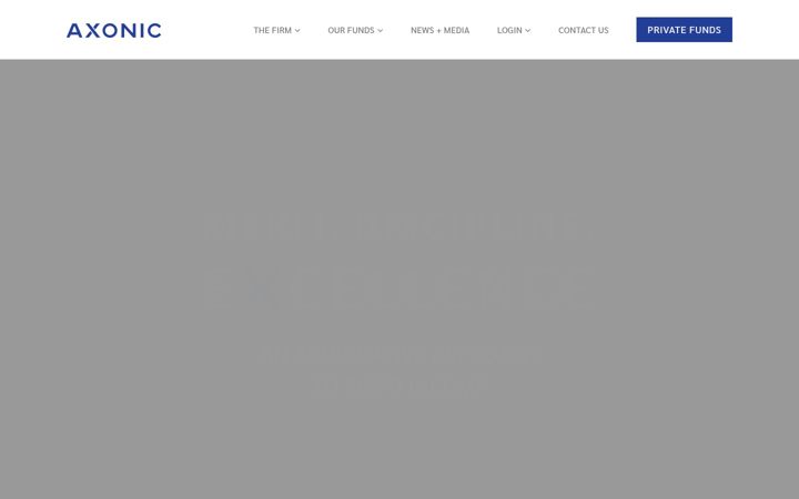 Screenshot of axonicfunds.com