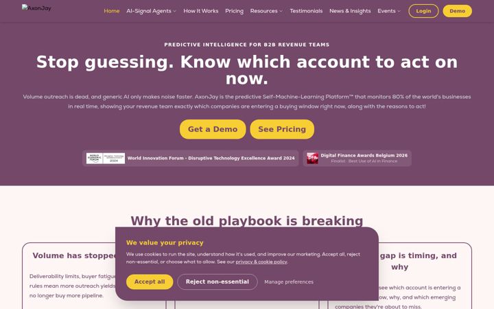Screenshot of axonjay.fr