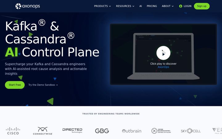 Screenshot of axonops.com