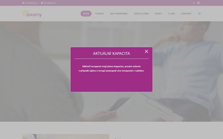 Ekrānuzņēmums no axony.cz