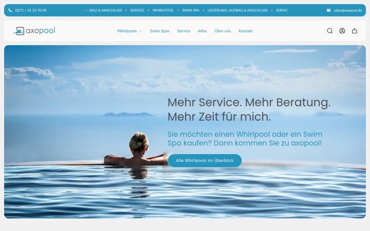 Screenshot of axopool.de