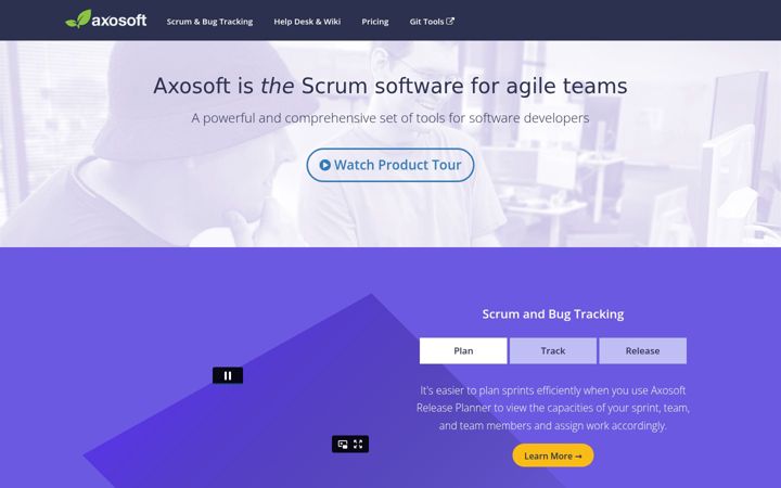 Screenshot of axosoft.com