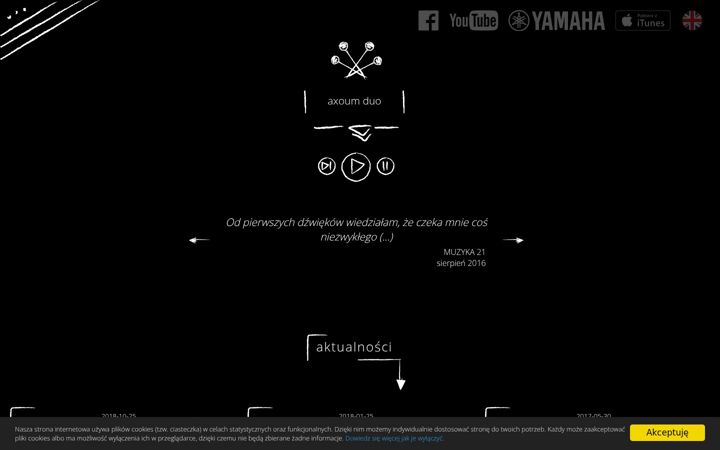 Screenshot of axoumduo.com