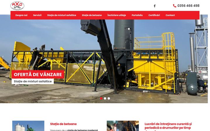 Screenshot of axoutil.ro