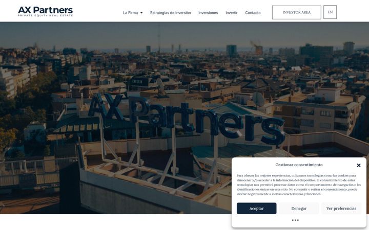Screenshot of axpartners.es