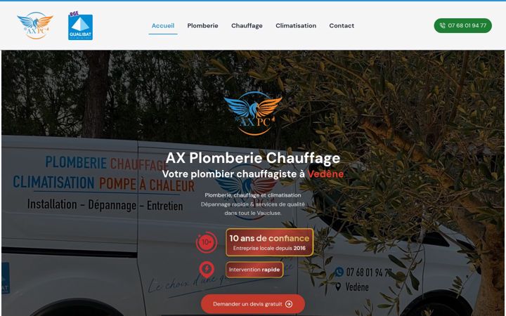 Screenshot of axpc84.fr