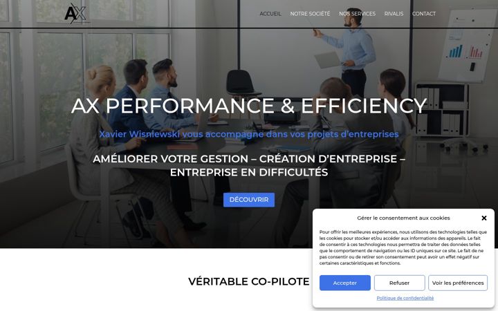 Zrzut ekranu axperformance.fr