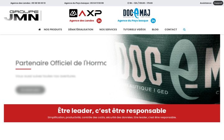 Screenshot of axpfrance.com