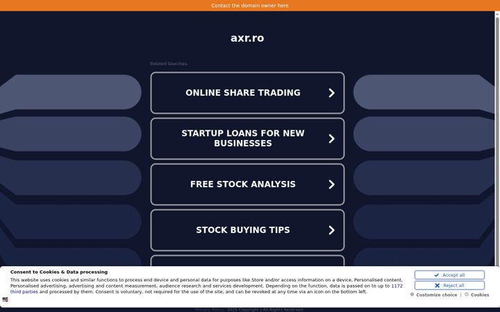 Screenshot of axr.ro