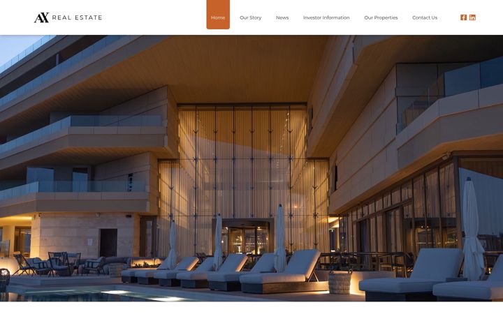 Screenshot of axrealestate.mt