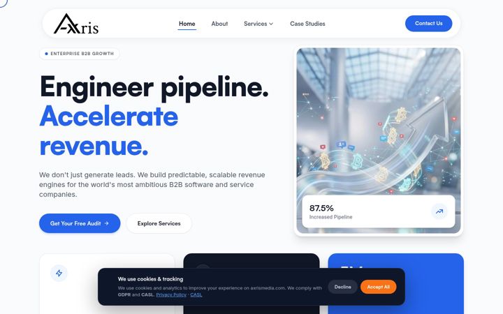 Screenshot of axrissolution.com