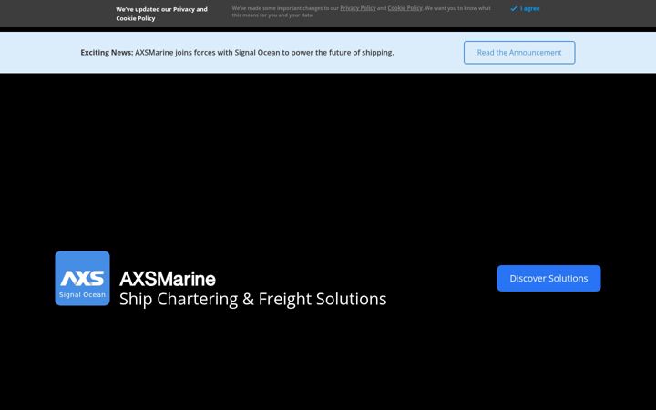 Screenshot of axsmarine.com