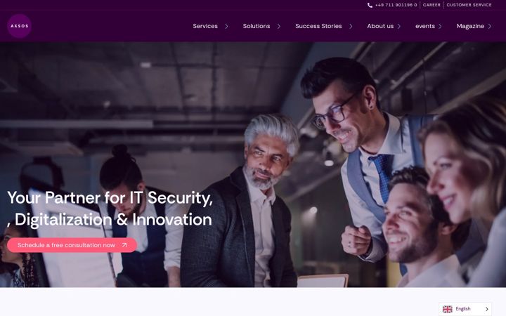 Screenshot of axsos.me