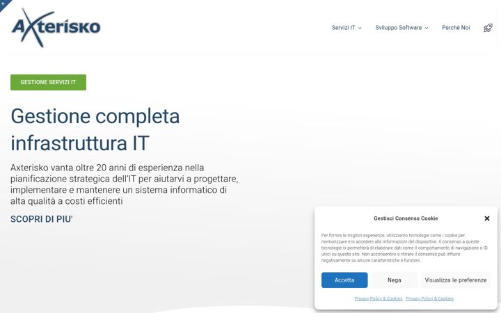 Screenshot of axterisko.it