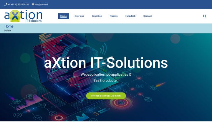 Screenshot του axtion.nl