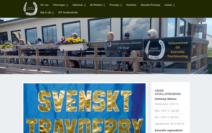 Screenshot of axtrav.se
